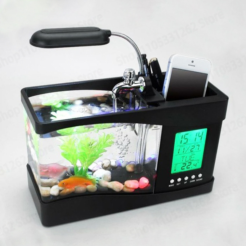 Mini Small Fish Tank Creative  - Aquarium Fish Logo review and price