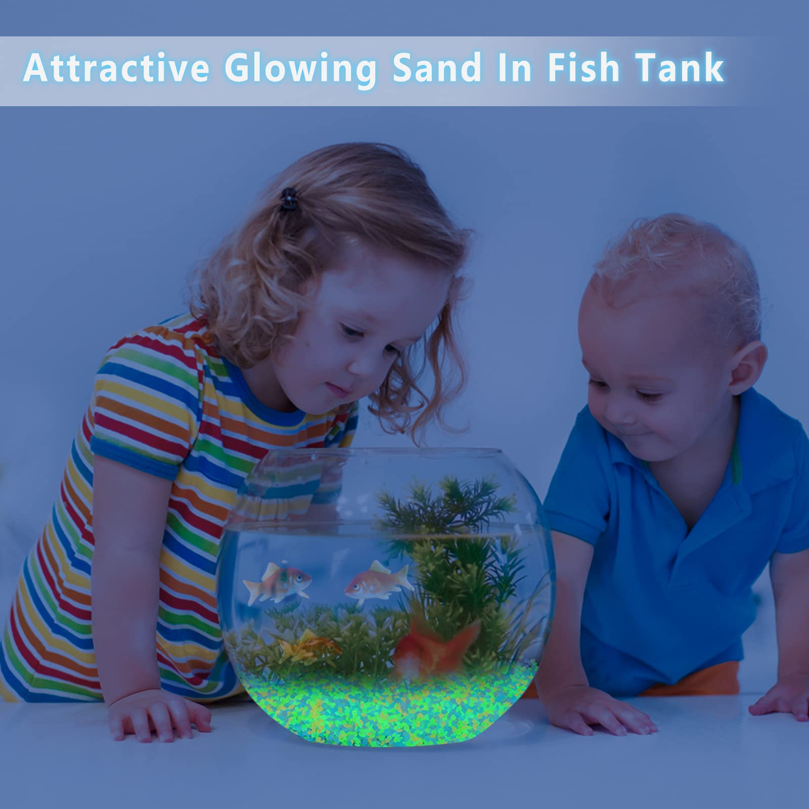 1000Pcs Luminous Sand Glow In  - Fish Aquarium Home review and price