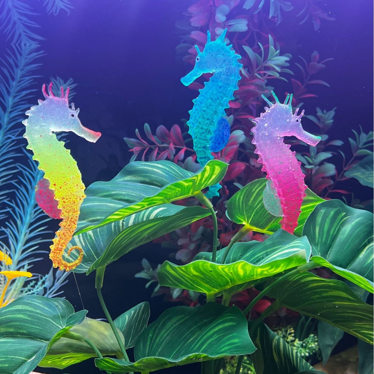 Simulated Luminous Seahorse Fi - Aquarium Fish Artificial review and price