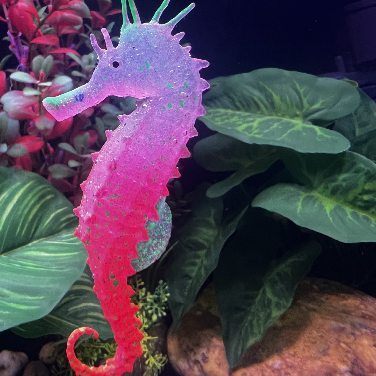 Simulated Luminous Seahorse Fi - Aquarium Fish Artificial review and price