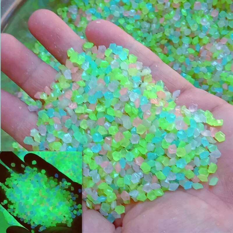 1000pcs 3-5mm Luminous Sand Gl - Fish Aquarium Home review and price