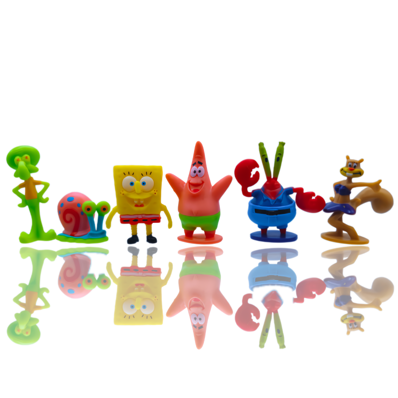 6pcs SpongeBob Fish Tank Decor - Fish Aquarium Home review and price