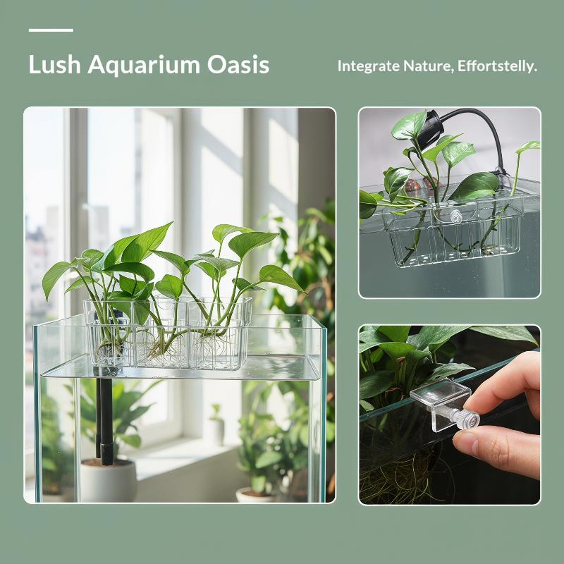 Hydroponic Plant Basket Food G - Fish Aquarium Home review and price