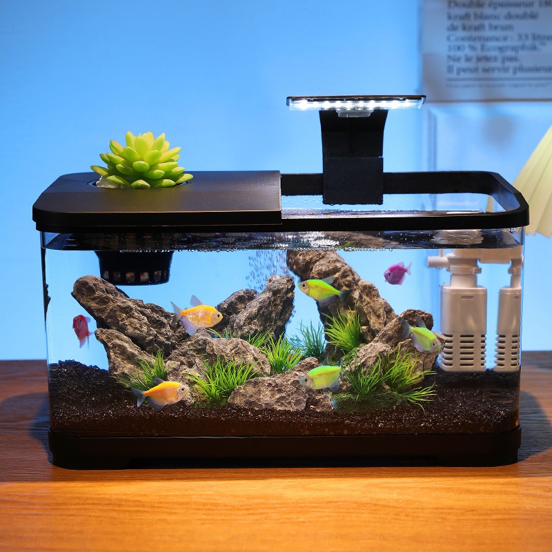 Desktop fish tank circulating  - Fish Aquarium Home review and price