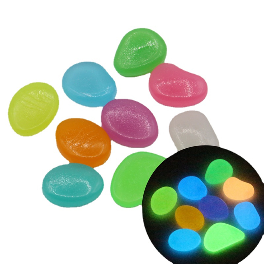 50pcs Luminous Stone Fluoresce - Fish Aquarium Home review and price