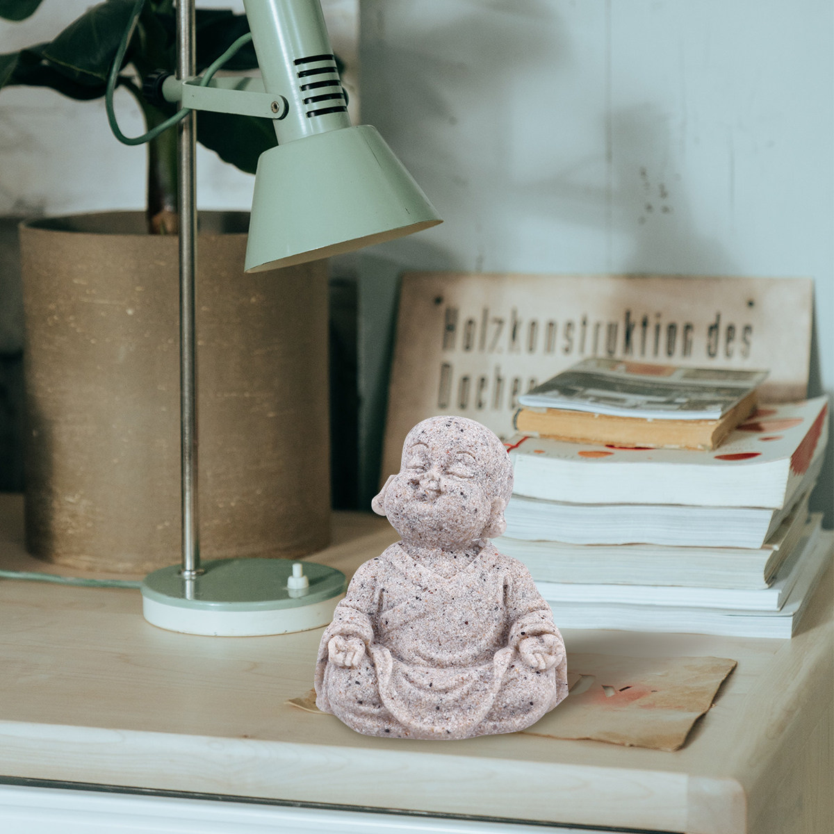 1Pcs Resin Sandstone Maitreya  - Fish Aquarium Home review and price